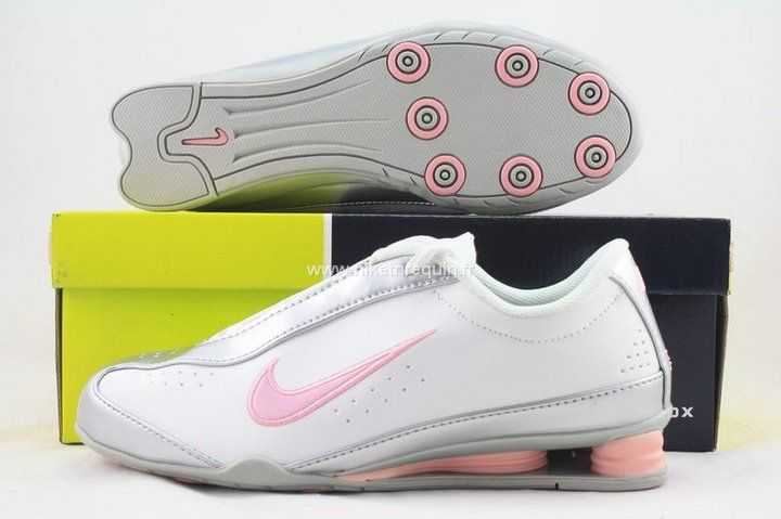 Femmes Nike Shox Nz Blanc Argent Rose